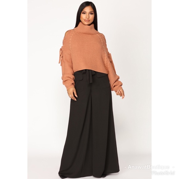 Vera Moda Tie Sleeve Sweater - Picture 4 of 8